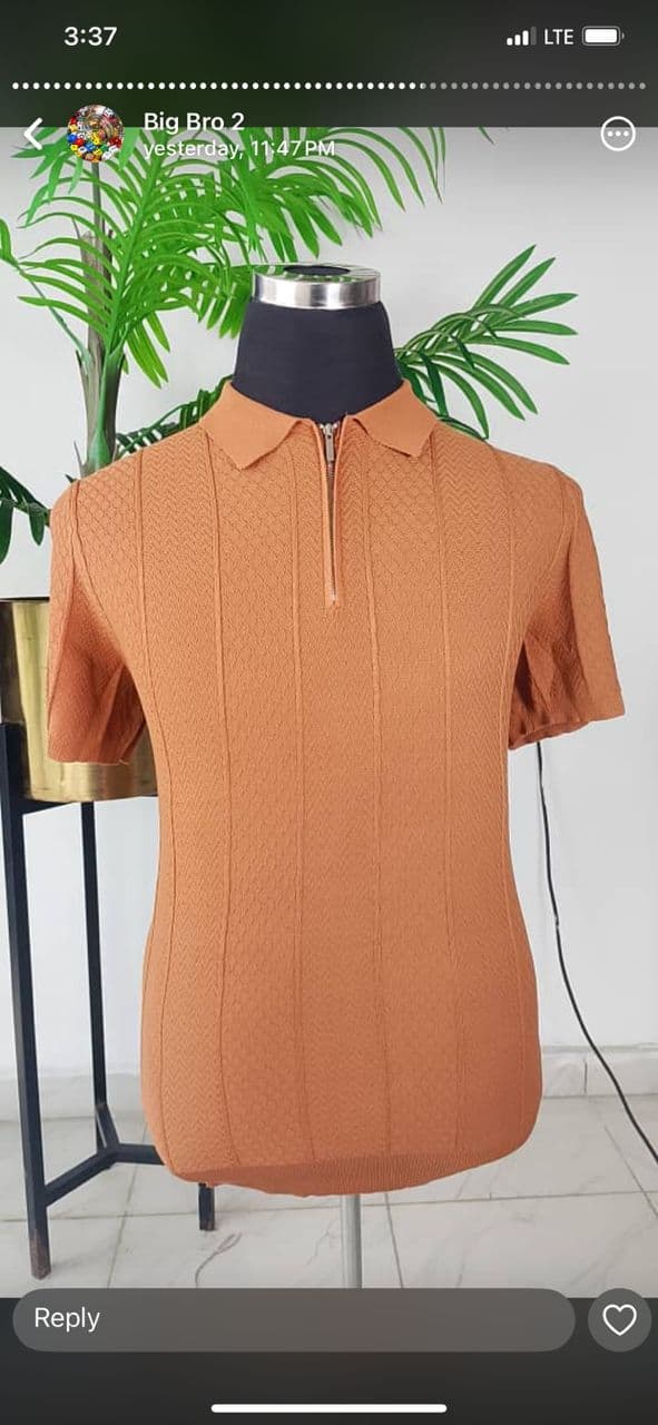 SWEATER POLO/KNITTED POLO